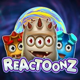 Reactoonz logo – Slots by Play’n GO at Kansino Casino